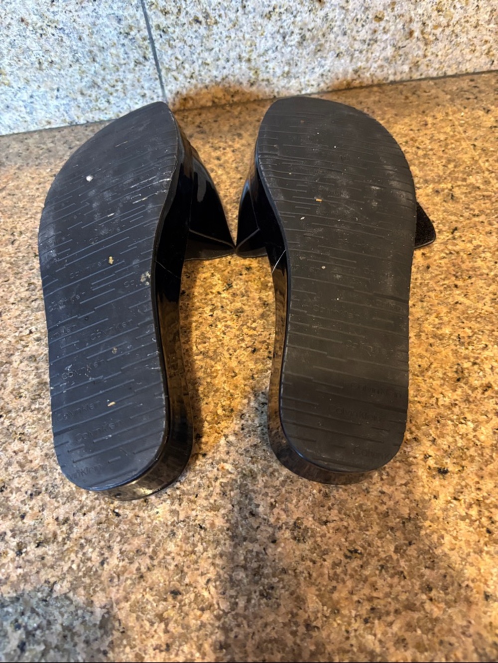 Calvin Klein Black Marlina Sandal - Picture 7 of 8